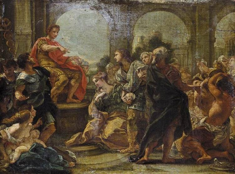 Giovanni Battista Gaulli Called Baccicio Continence of Scipio Germany oil painting art